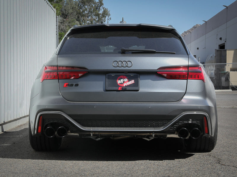aFe 2020-2022 Audi RS6 Avant V8 4L MACH Force-Xp 3in to 2.5in 304 Stainless Steel Cat-Back Exhaust with Black Tip - photo 5