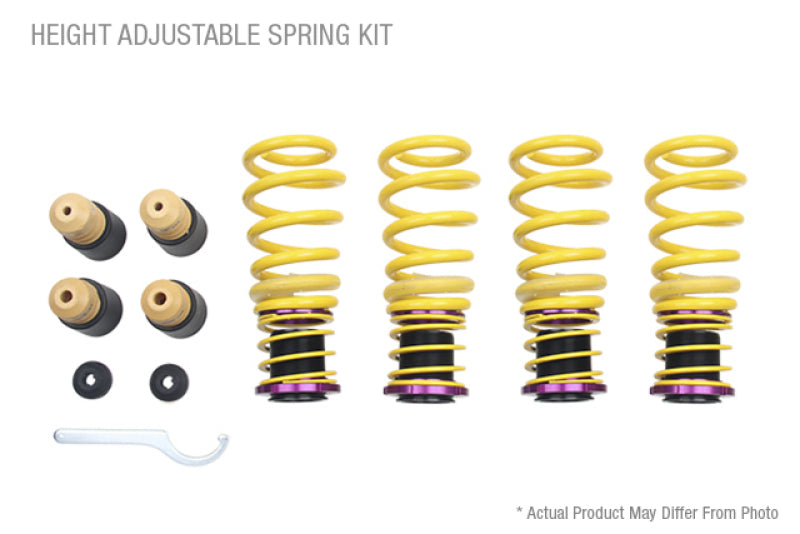 KW H.A.S. Height Adjustable Spring Kit for Audi S6 C8 S7 C7 Quattro With Electronic Dampers (253100CW)