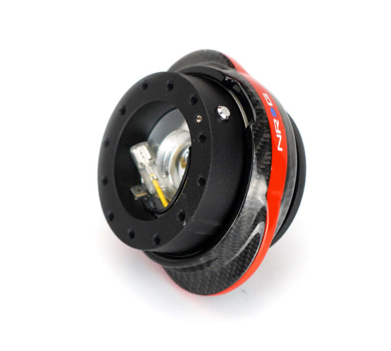 NRG Quick Release Gen 2.2 - Black Body / Carbon Fiber Red Ring (SRK-220BK-CF/RD) - photo 3