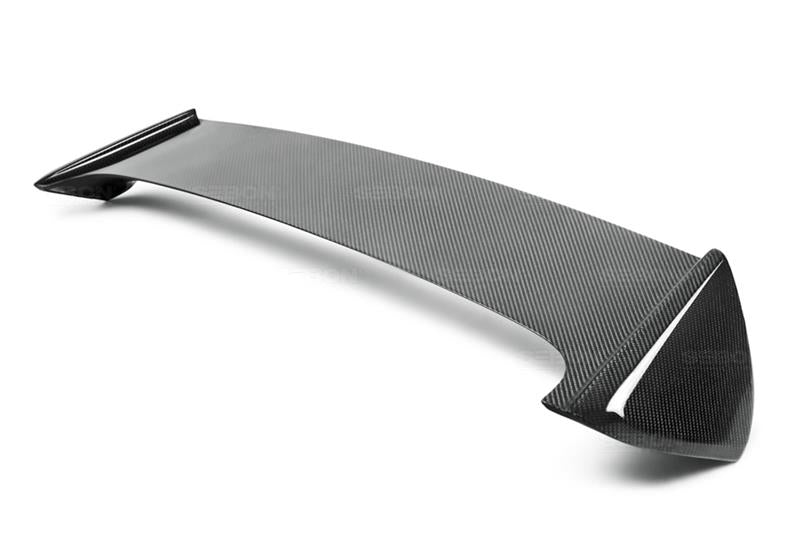Seibon 2008-2010 Subaru WRX/STI Hatchback OEM-style Carbon Fiber Rear Spoiler w/ LED Cutout - photo 5