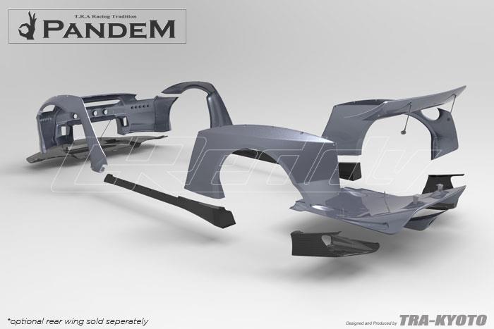 GReddy 2009-2017 Nissan GT-R R35 Pandem Wide Body V2 Rear Fenders - photo 7