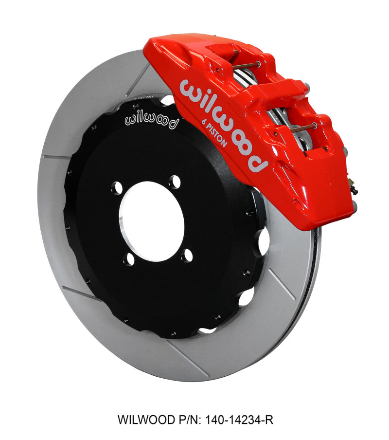 Wilwood 2016+ Mazda MX-5 Miata ND Dynapro 6 Front Big Brake Kit (12.88in) - Red / Slotted
