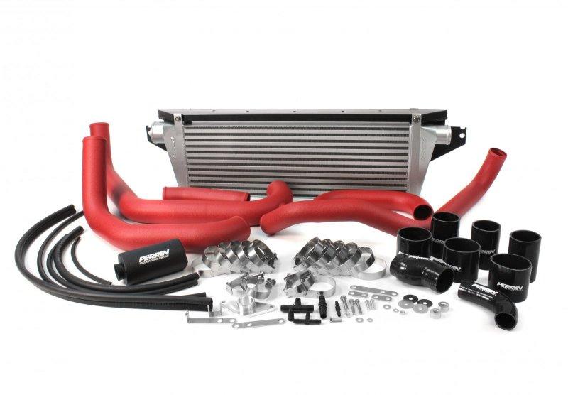 Perrin Performance 15-21 Subaru WRX/STI Front Mount Intercooler Core + Mounting Beam - Black Core