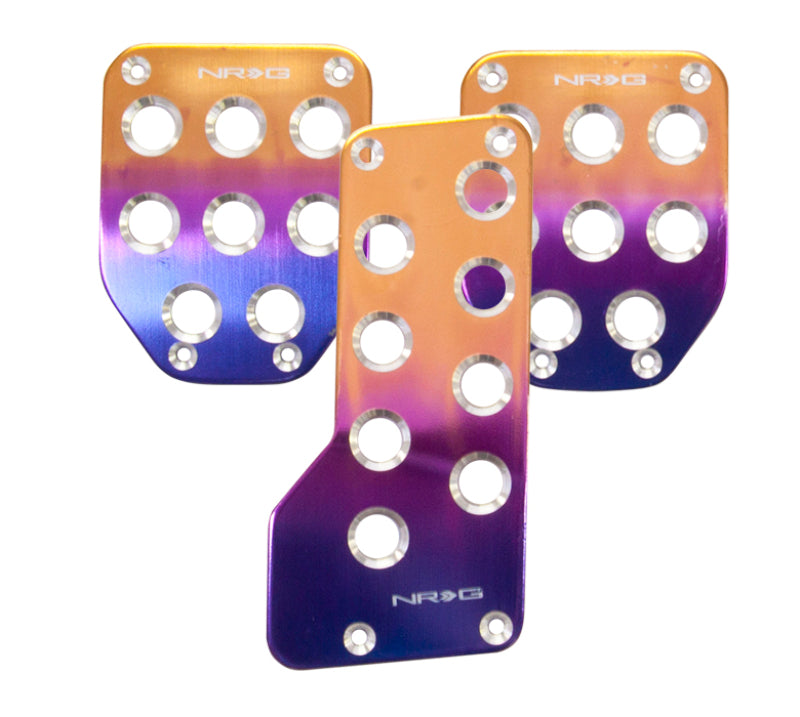 NRG Aluminum Sport Pedal M/T - Purple/Titanium Fade (PDL-500PT)