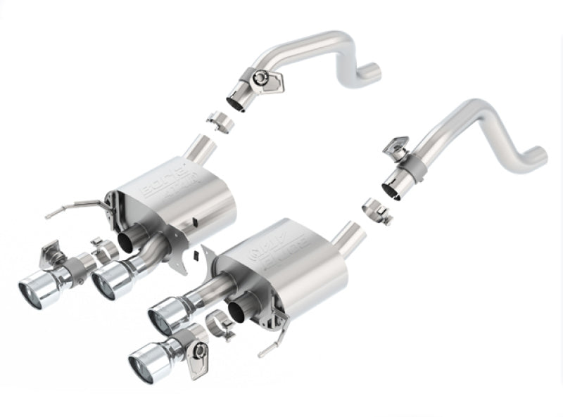 Borla 2014 Chevrolet Corvette C7 6.2L 8cyl ATAK Exhaust with NPP Dual Mode (rear section only)