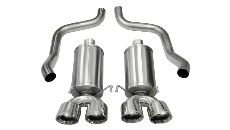 CORSA Performance 2005-2007 Chevrolet Corvette C6 6.0L V8 Polished Xtreme Axle-Back Exhaust - photo 2