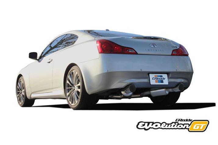 GReddy 2007-2014 Infiniti G37 Evolution (RWD ONLY) GT 304 Stainless Steel Cat-Back Exhaust - photo 3