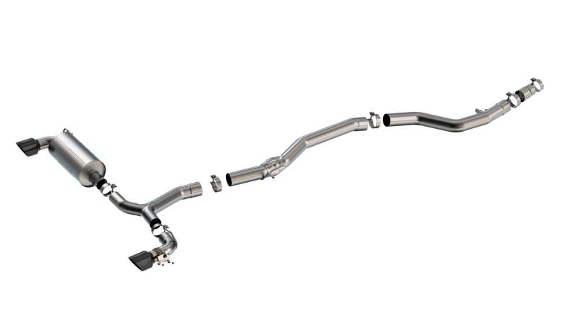 Borla 2020-2025 Toyota GR Supra ATAK Cat-Back Exhaust System with Black Chrome Tips