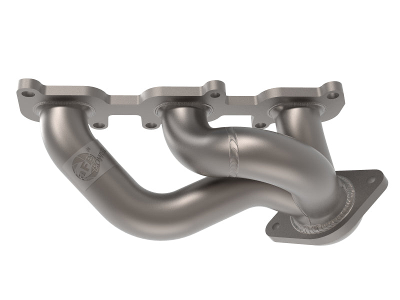 aFe Twisted Steel Shorty Header 2011-2017 Ford Mustang V6-3.7L - Titanium Coat Finish - photo 3