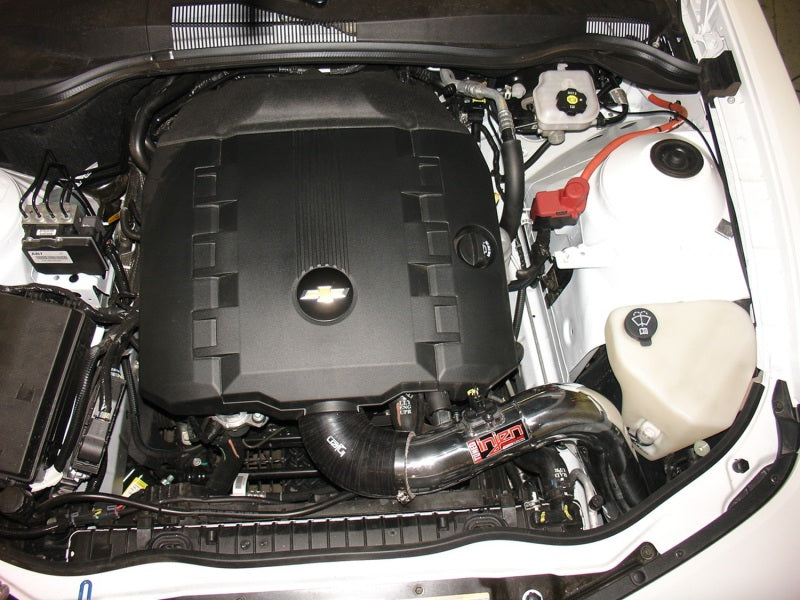 Injen 2012-2014 Chev Camaro SRI 3.6L V6 Wrinkle Black Short Ram Pwr-Flow Intake Sys w/MR Tech&Air Fusion (injPF7013WB)