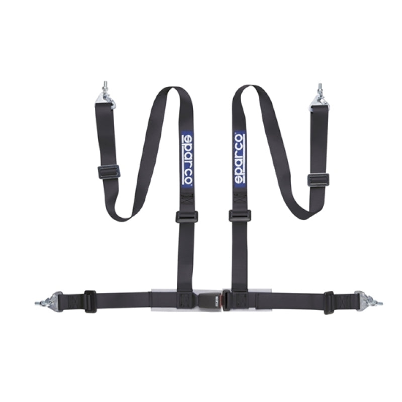 Sparco Belt 2 Inch Black 4-Point Snap-In (04604BM1NR)