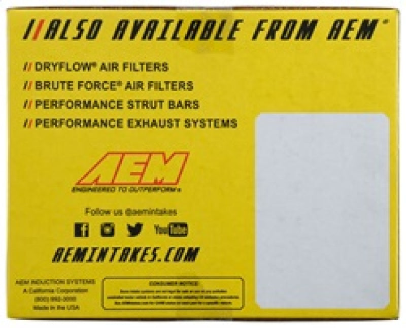 AEM 2012-2016 Subaru Impreza H4-2.0L Metal Gunmetal Gray Cold Air Intake (aem21-772C) - photo 9