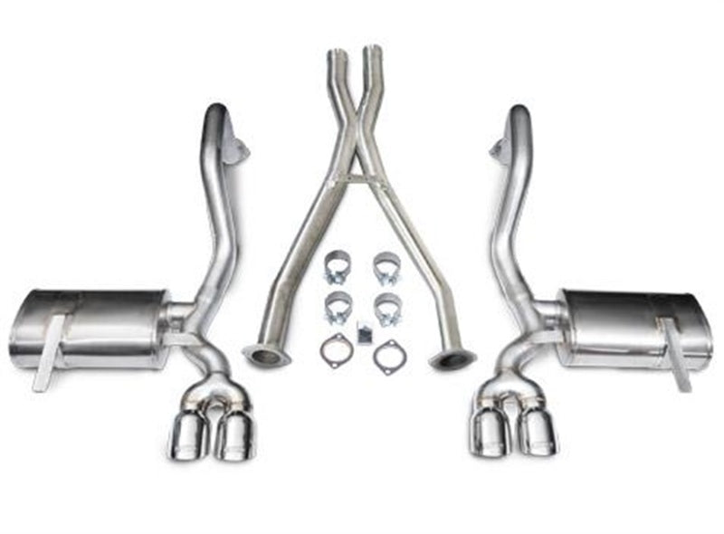 CORSA Performance 1997-2004 Chevrolet Corvette C5 Z06 5.7L V8 Polished Xtreme Cat-Back + XO Exhaust - photo 2