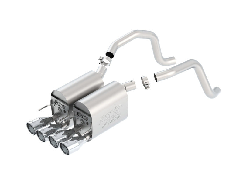 Borla 2005-2008 Chevrolet Corvette Coupe/Conv 6.0L/6.2L 8cyl Aggressive ATAK Exhaust (rear section only)