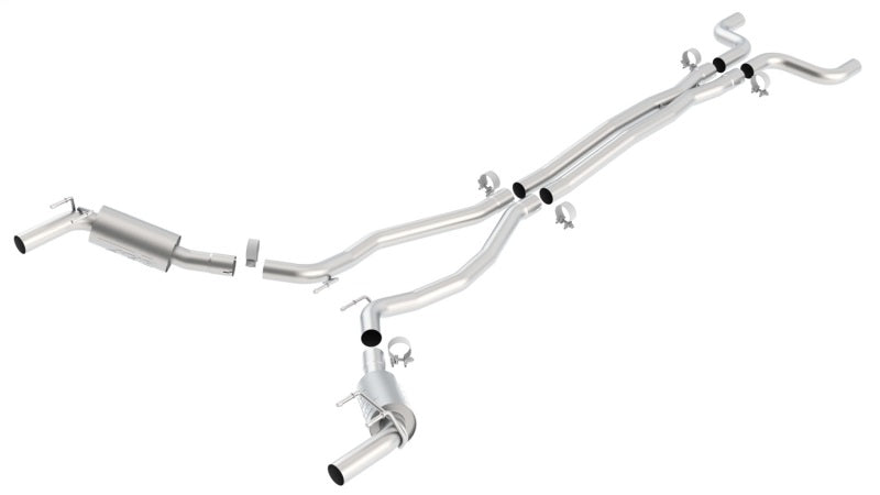 Borla 2010-2013 Chevrolet Camaro SS 6.2L V8 ATAK Cat-Back Exhaust Incl. X Pipe works with GFX Package - photo 2