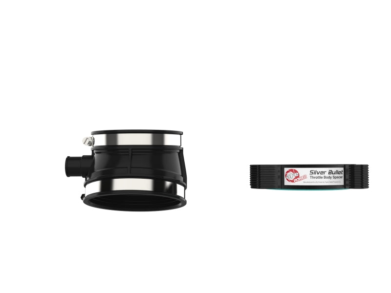 aFe 2020 Vette C8 Silver Bullet Aluminum Throttle Body Spacer / Works With aFe Intake Only - Black (afe46-34023B) - photo 5