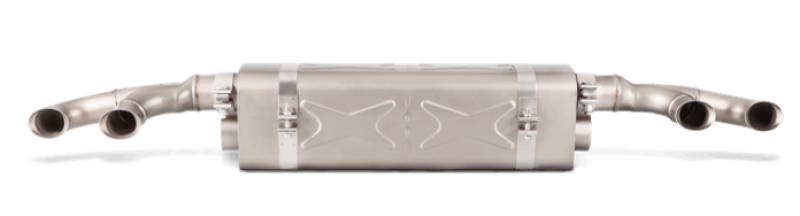 Akrapovic 2016-2017 Porsche 911 Turbo/Turbo S (991.2) Slip-On Line (Titanium) (Req. Tips/Diffuser)