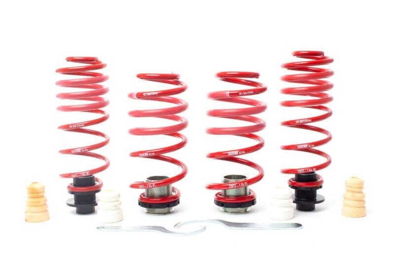 H&R VTF Adjustable Lowering Springs for 2009–2016 Audi A4/A5/S4/S5 Cabrio/Quattro (AWD) B8 – Incl. MRC (23013-1)