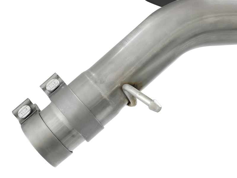 aFe Takeda 3in 304 Stainless Steel Axle-Back Exhaust System with Carbon Fiber Tips 2016-2018 Ford Focus RS I4-2.3L - photo 4