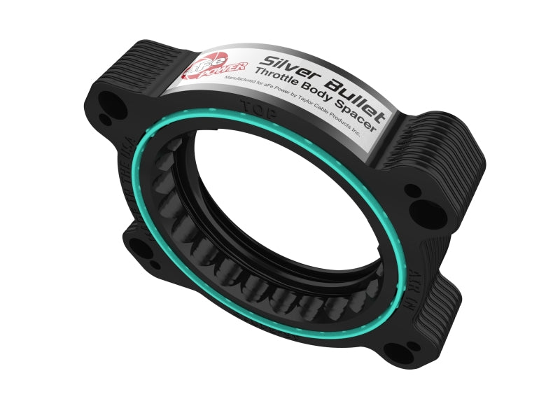 aFe 2020 Vette C8 Silver Bullet Aluminum Throttle Body Spacer / Works With aFe Intake Only - Black (afe46-34023B) - photo 6