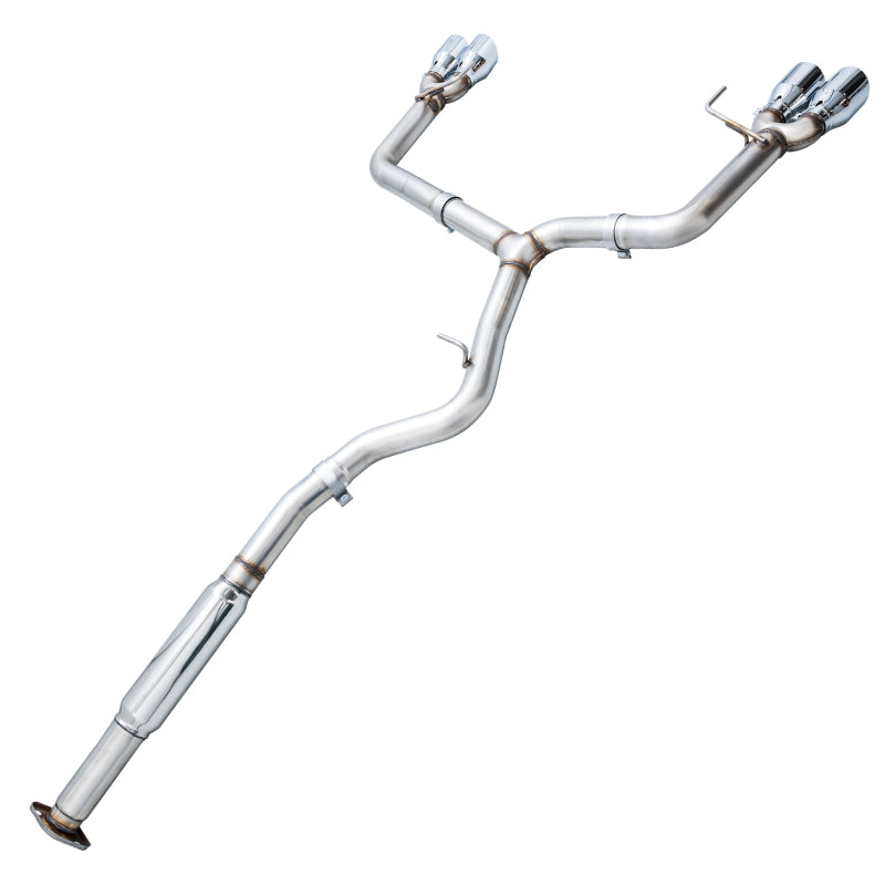 AWE Tuning Subaru WRX/STI VA/GV Sedan Track Edition Exhaust - Chrome Silver Tips (102mm) - photo 2
