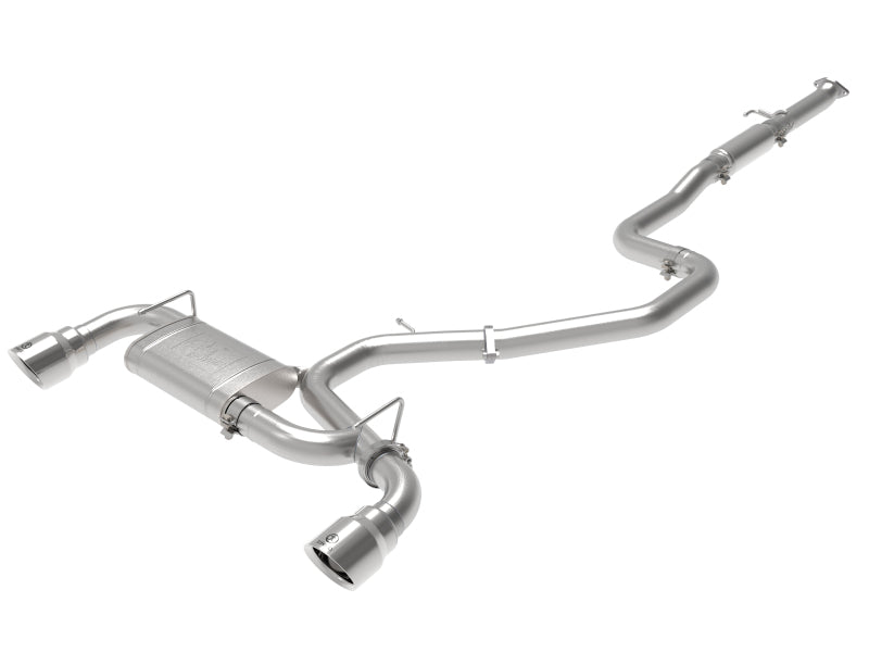 aFe Takeda Exhaust Cat-Back 2019-2020 Hyundai Veloster N 304 Stainless Steel Polished Dual Tips Exhaust - photo 2