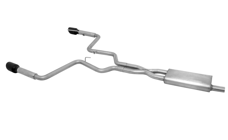 Gibson 2015-2019 Ford Mustang EcoBoost 2.3L 2.25in Cat-Back Dual Exhaust - Black Elite (Ceramic)