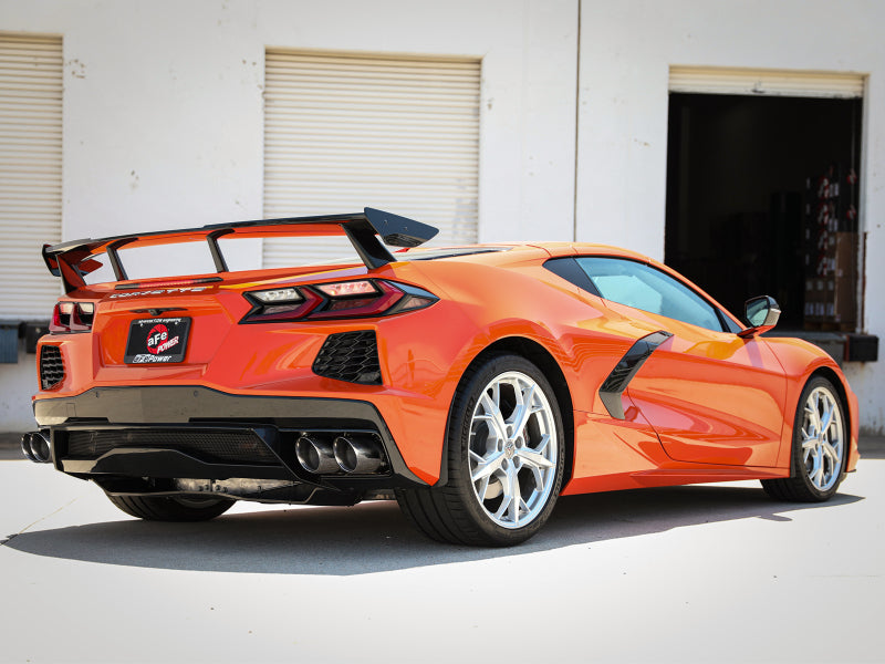 aFe MACH Force-Xp 2-1/2in 304 Stainless Steel Cat-Back 2020 Chevrolet Corvette (C8) 6.2L - Polished Tip - photo 3