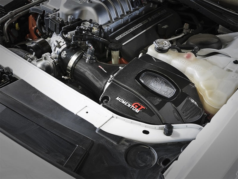 aFe Momentum GT Black Series Carbon Fiber CAIS 2015-2016 Dodge Challenger SRT Hellcat V8-6.2L (sc) (afe52-72204-CF)