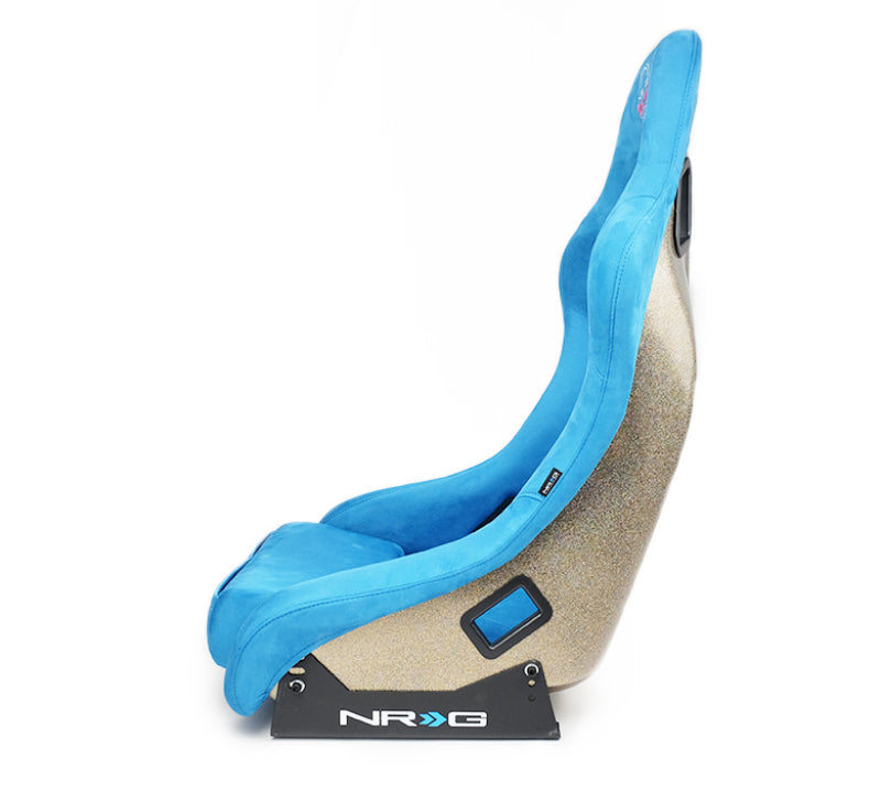 NRG FRP Bucket Seat ULTRA Edition - Medium (Blue Alcantara/Pearlized Back) (FRP-303BL-ULTRA) - photo 7