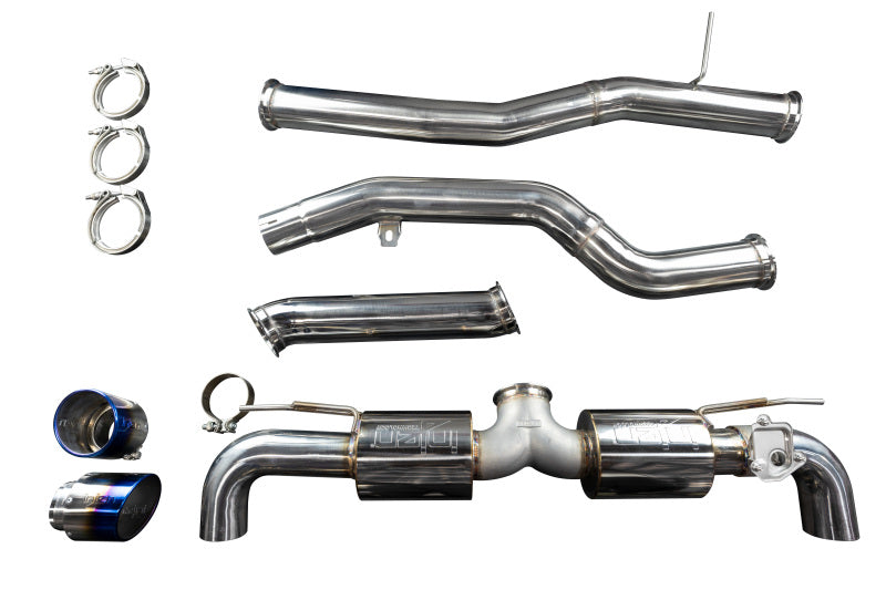 Injen 2020-2021 Toyota Supra 3.0L Turbo 6cyl SS Cat-Back Exhaust with Burnt Tips