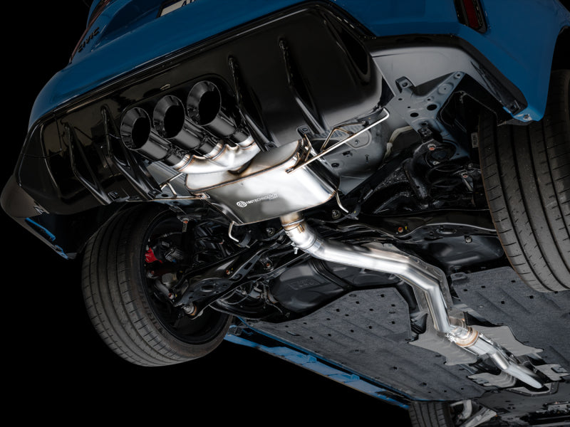 AWE Tuning 2023 Honda Civic Type R FL5 Touring Edition Exhaust with Triple Diamond Black Tips - photo 6