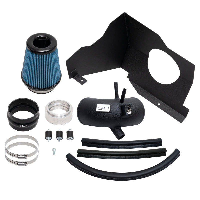 Injen 2022-2023 Kia Stinger 2.5L Turbo L4 Wrinkle Black Short Ram Tuned Intake System (injSP1352WB)
