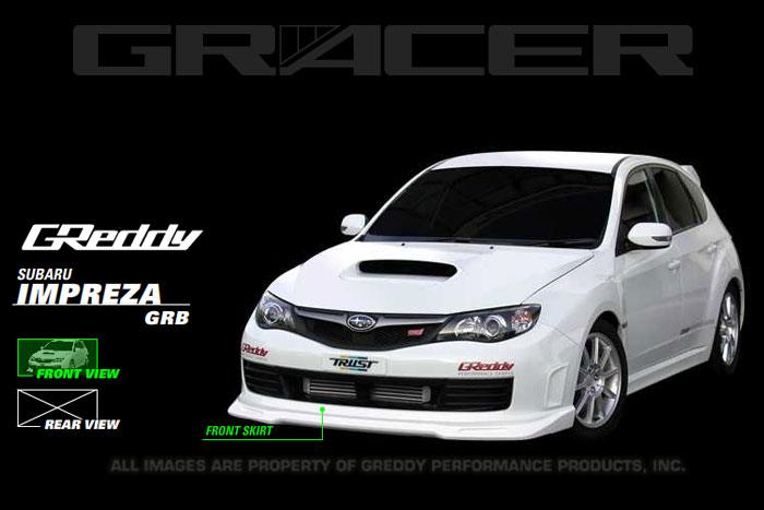 GReddy 2008-2014 Subaru WRX/STI Front Lip Spoiler - photo 2
