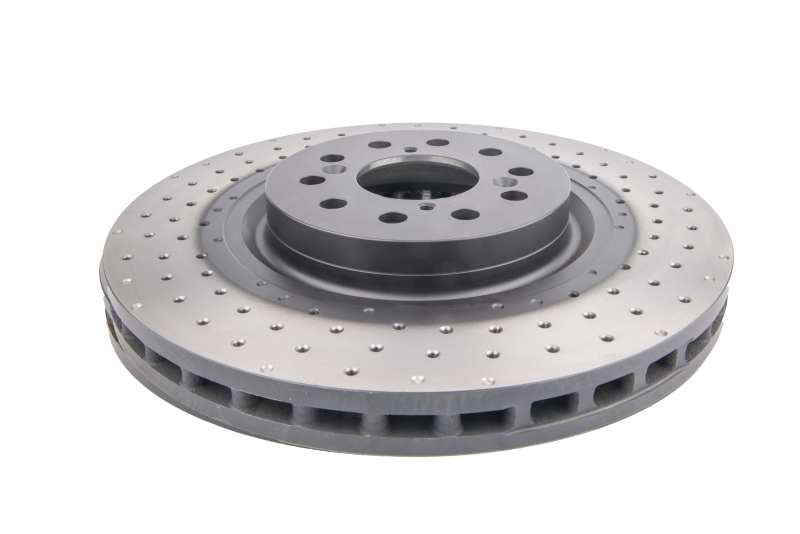 DBA Honda Civic Type R (FK8) 4000 Series XD Drilled & Dimpled Front Brake Rotor (DBA43700XD)