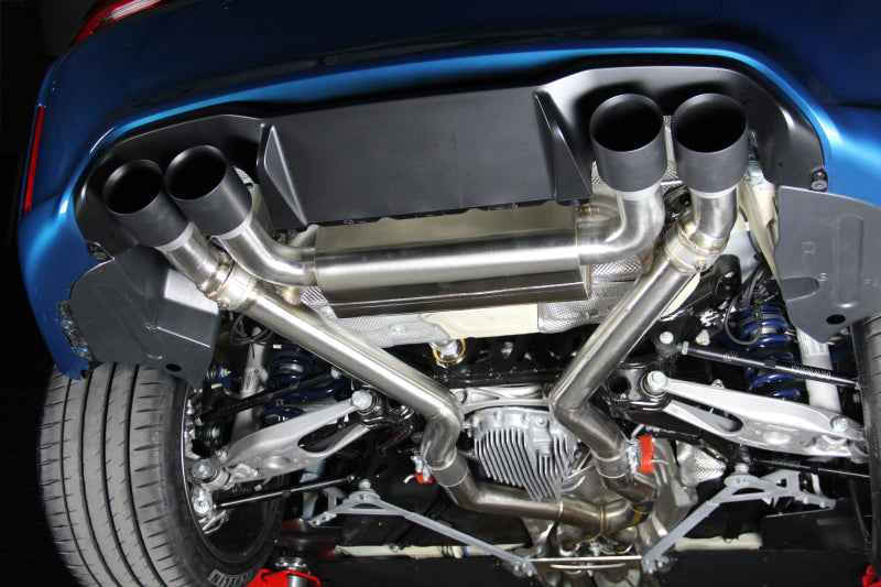 Dinan 2019-2021 BMW M2 Competition (F87) Free Flow Axle-Back Exhaust System with X-Pipe - Black Tips - photo 4