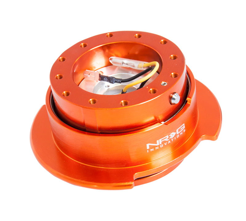 NRG Quick Release Kit Gen 2.5 - Orange Body / Titanium Chrome Ring (SRK-250OR) - photo 2