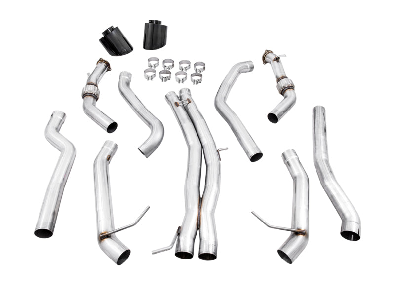 AWE Tuning Audi B9 RS5 Track Edition Exhaust with Diamond Black RS Tips - photo 5