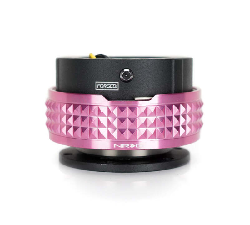 NRG Quick Release Kit - Pyramid Edition - Black Body / Pink Pyramid Ring (SRK-210BK-PK) - photo 2