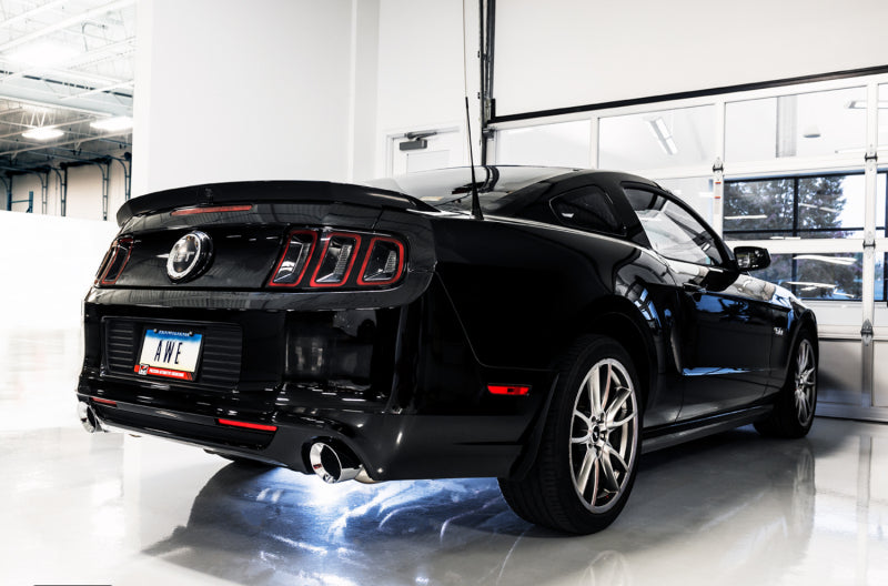 AWE Tuning S197 Mustang GT Axle-Back Exhaust - Touring Edition (Chrome Silver Tips) - photo 3