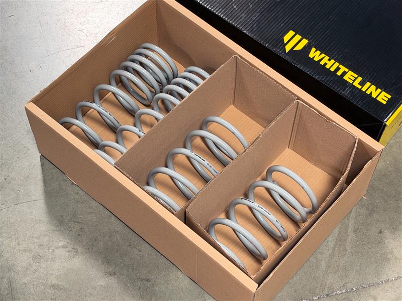 Whiteline performance lowering springs for Subaru WRX VB chassis