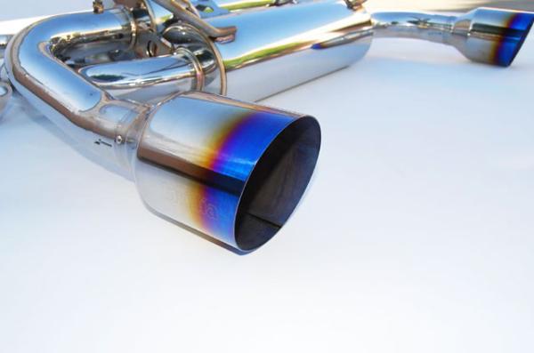 Invidia 2007+ Infiniti G37 Coupe Gemini Single Layer Titanium Tip Cat-Back Exhaust - photo 2