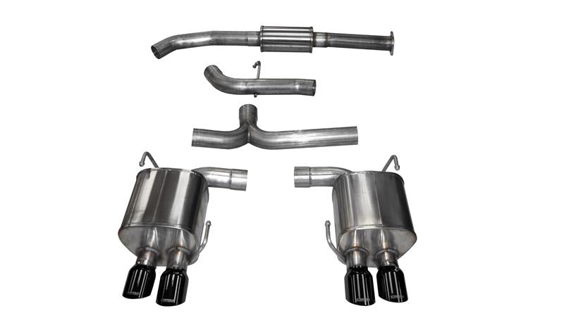 CORSA Performance 2015-2021 Subaru WRX Cat-Back Exhaust Black Quad 3.5in Tips *Sport* - photo 4