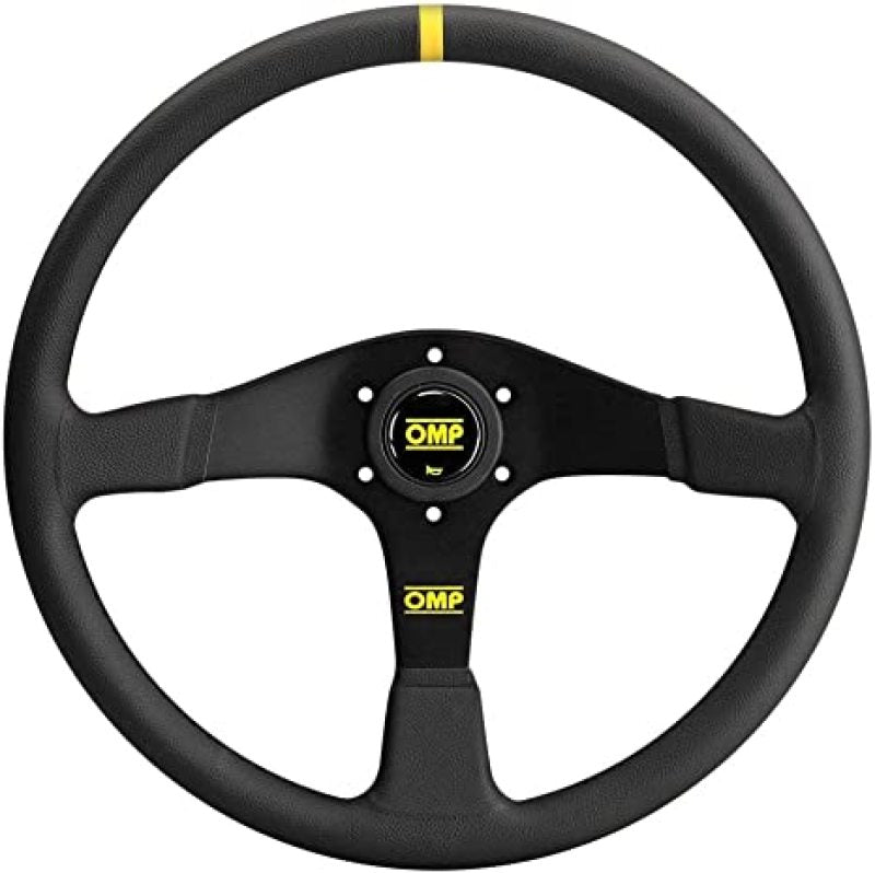 OMP Velocita 380 Flat 380mm - Small Suede (Black) (OD0-1987-071)