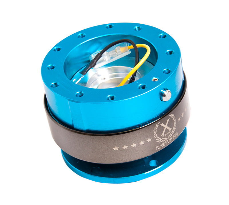 NRG Quick Release Gen 2.0 - New Blue Body / Titanium Chrome Ring (SRK-200NB) - photo 4