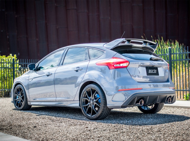 Borla 2016-2017 Ford Focus RS 2.3L MT Round Angle-Cut Tips Split Rear Exit ATAK Cat-Back Exhaust - photo 3