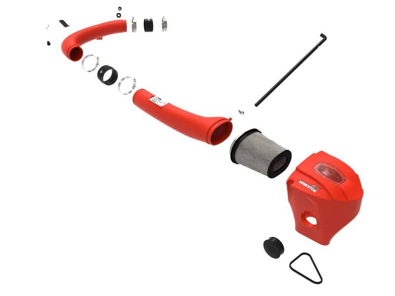 aFe Momentum GT Dry S Stage-2 Intake System 2011-2015 Dodge Challenger/Charger V6-3.6L (Red) (afe51-72201-R) - photo 2