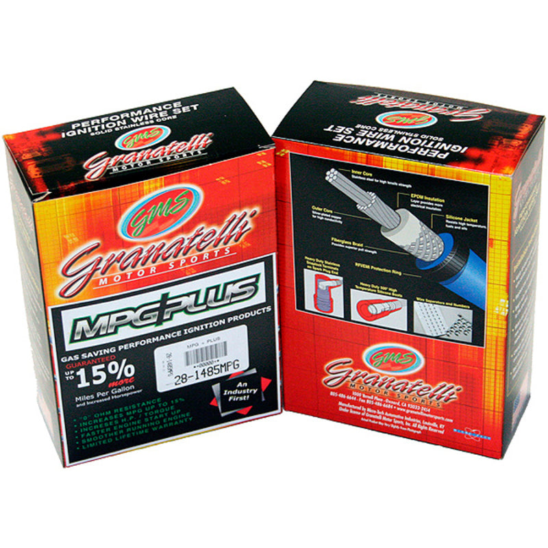 Granatelli Motor Sports 87-93 Ford Mustang 5.0L Performance Wire Set - Blue