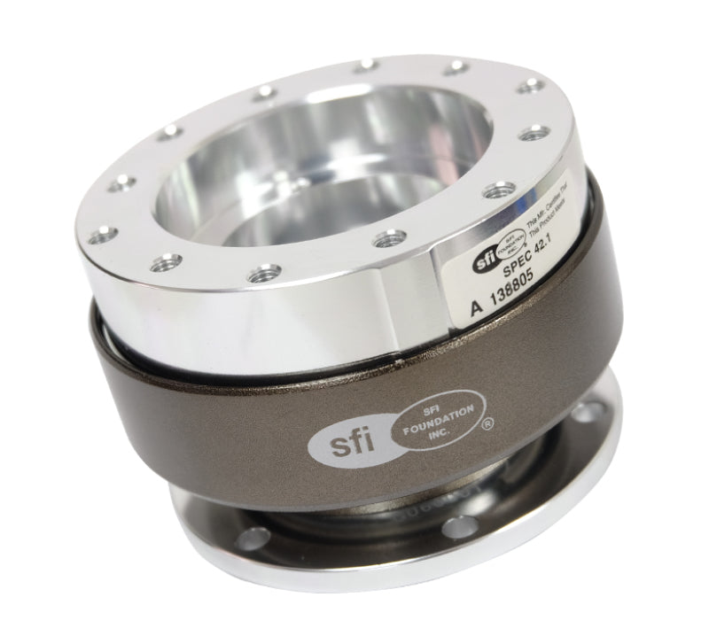 NRG Quick Release Gen 2.0 - Silver Body / Chrome Ring SFI Spec 42.1 (SRK-200-1SL) - photo 6
