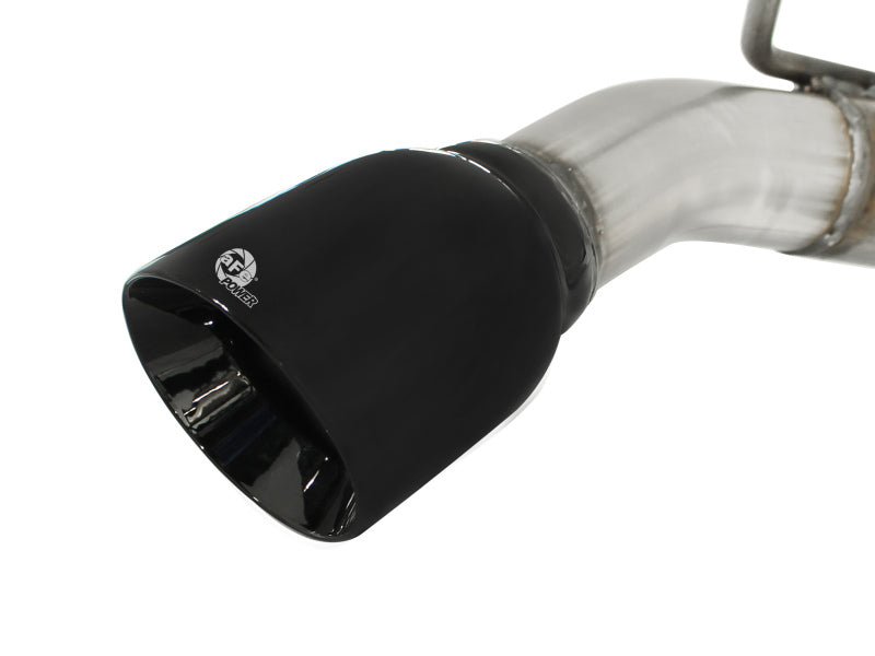 aFe MACH Force-Xp Exhaust 2.5in Stainless Steel Cat-Back 2010-2013 Chevrolet Camaro V6-3.6L (gloss blk tip) - photo 5